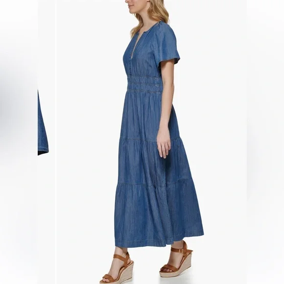 Blue Denim Dress - Picture 8 of 9